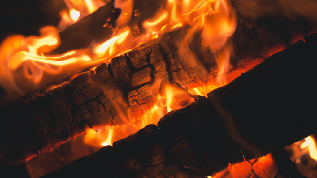 薪がよく燃える様子の無料の写真素材
(チ。感想記事の導入)